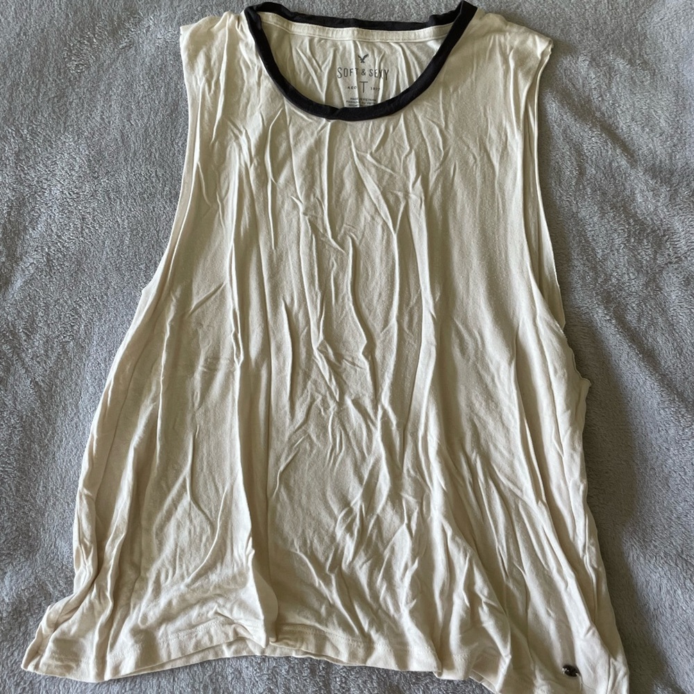 Soft & Sexy White Muscle tank